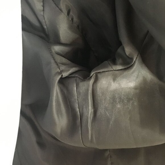 New York & Company Womens TWEED Blazer Size 8 Multicolor 3/4 Sleeve Snap FRINGE - Picture 9 of 11